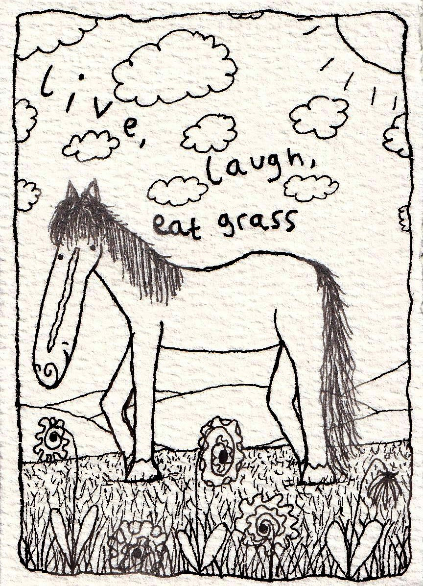 Live, Laugh, Eat Grass (ORIGINAL)