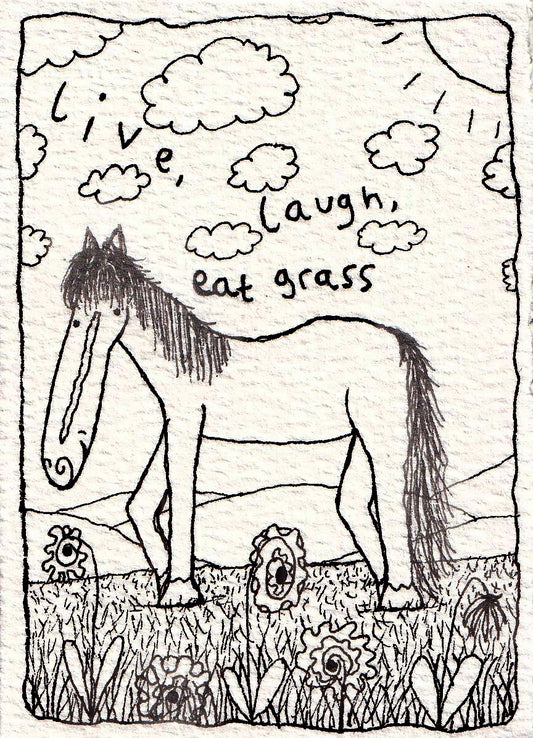 Live, Laugh, Eat Grass (ORIGINAL)