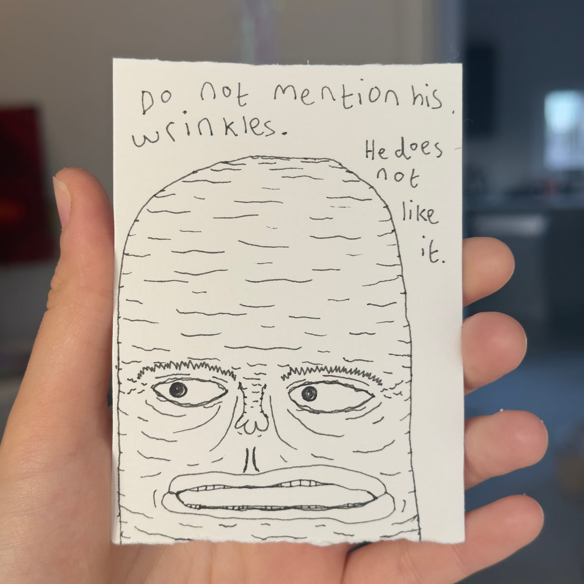 Do Not Mention His Wrinkles (ORIGINAL)
