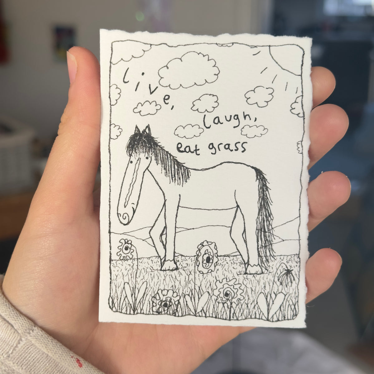 Live, Laugh, Eat Grass (ORIGINAL)